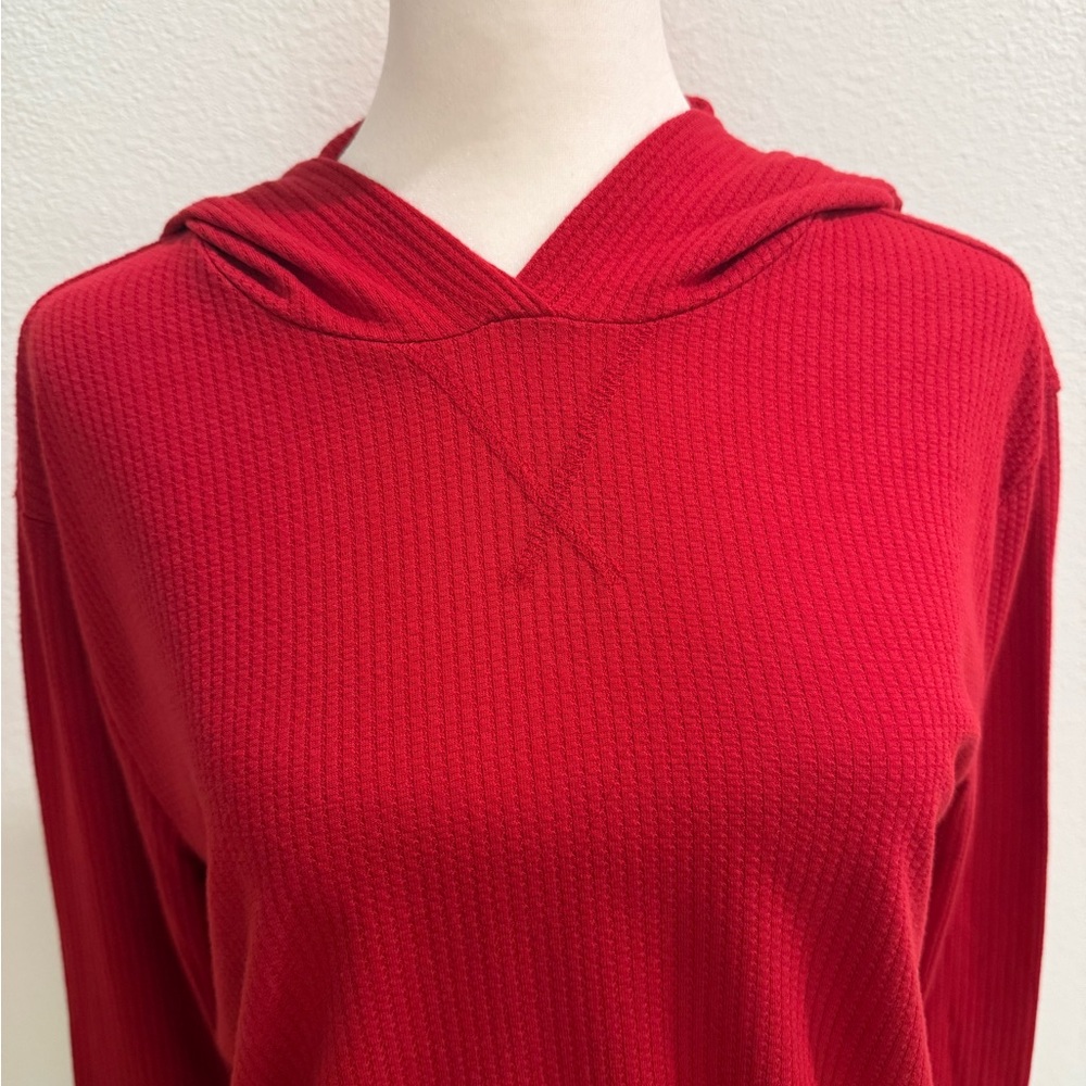 Hollister Red Hooded Women's Top